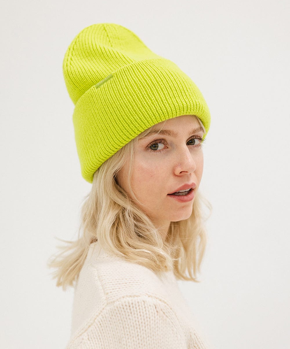 Lou Oversized Knit Beanie - Soft Chunky Winter Hat for Women & Men - Perfect for Cold Weather, Skiing, and Outdoor Activities