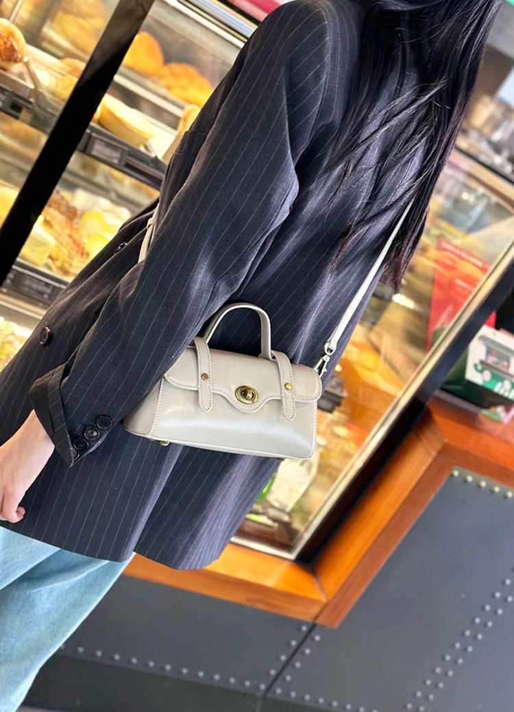 Compact Flap Handle Crossbody Bag for Women - Stylish & Lightweight Everyday Purse for Work, Travel & Shopping