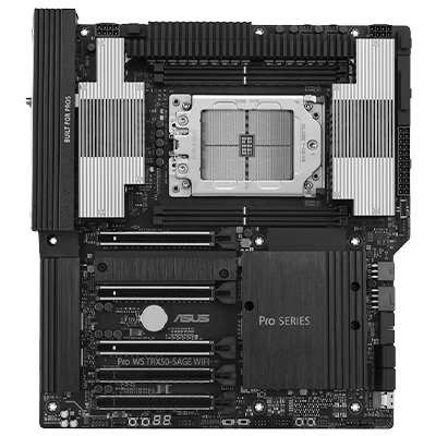 ASUS Pro WS TRX50 SAGE WiFi Motherboard for AMD Ryzen Threadripper - High Performance Workstation & Gaming PC Build - Perfect for 3D Rendering, Video Editing & Content Creation