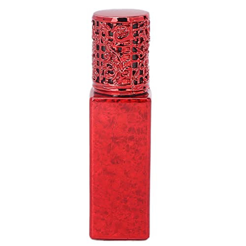 6ml Refillable Travel Perfume Bottle - Glass Empty Bottle for Perfume, Essential Oils & Makeup (Red) | Portable Mini Perfume Spray for Gym, Office, Travel & On-the-Go Touch Ups