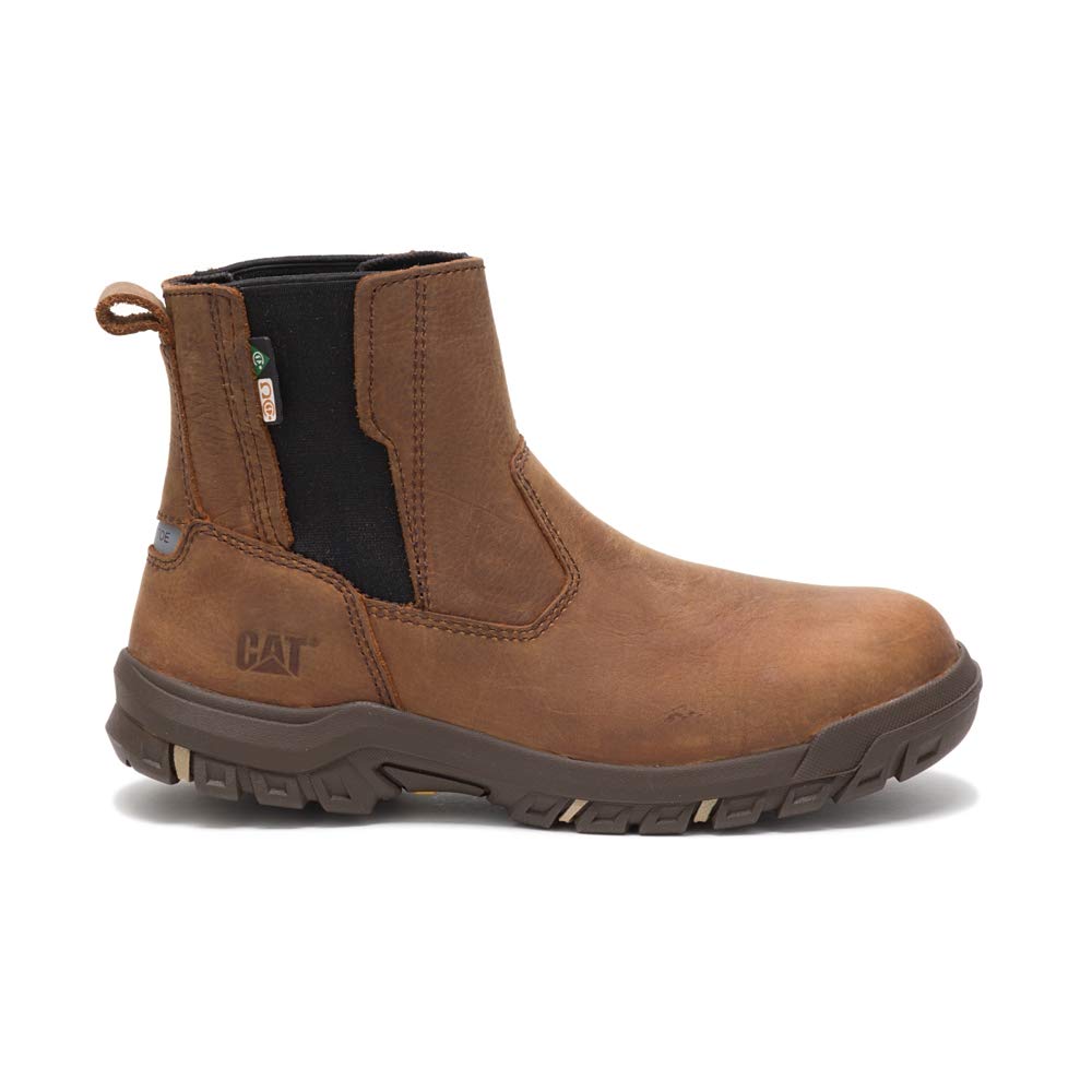 Caterpillar Women's Abbey ST CSA Safety Work Boots - Steel Toe, Slip Resistant, Electrical Hazard Protection - Ideal for Construction, Warehouse & Industrial Work