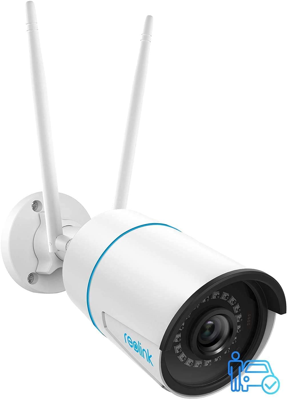 REOLINK Outdoor WiFi Security Camera 5MP HD - Dual Band 2.4Ghz/5Ghz Wireless Surveillance Camera with Smart Person/Vehicle/Animal Detection, Motion Alerts, Night Vision & IP66 Waterproof - Ideal for Home Security, Garage Monitoring & Backyard Protection (Model RLC-510WA)