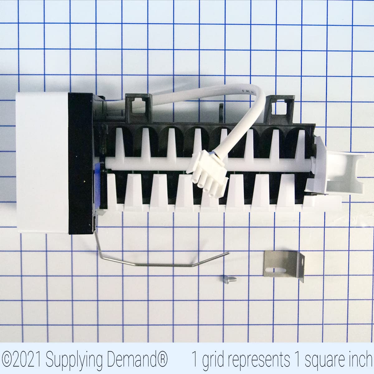 2241798224 241798231 Refrigerator 8 Cube Ice Maker Replacement Assembly - Compatible with Specific Models (Not Universal) - Perfect for Home Kitchen Appliance Repair & Maintenance