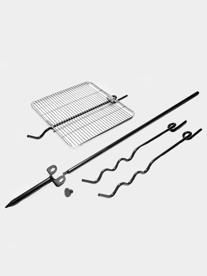 Petromax Fire Anchor - Heavy Duty Camping Fire Pit Grill for Outdoor Cooking, BBQ & Backyard Bonfires - Perfect for Camping, Picnics & Tailgating
