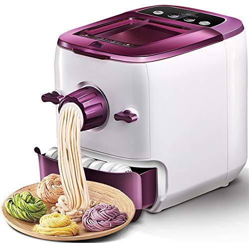 220V 150W Electric Automatic Pasta Maker Machine - Multi-functional Noodle Maker for Homemade Pasta, Dumplings, Ramen with 8 Shaping Molds - Perfect for Italian Cuisine, Asian Dishes & Family Cooking