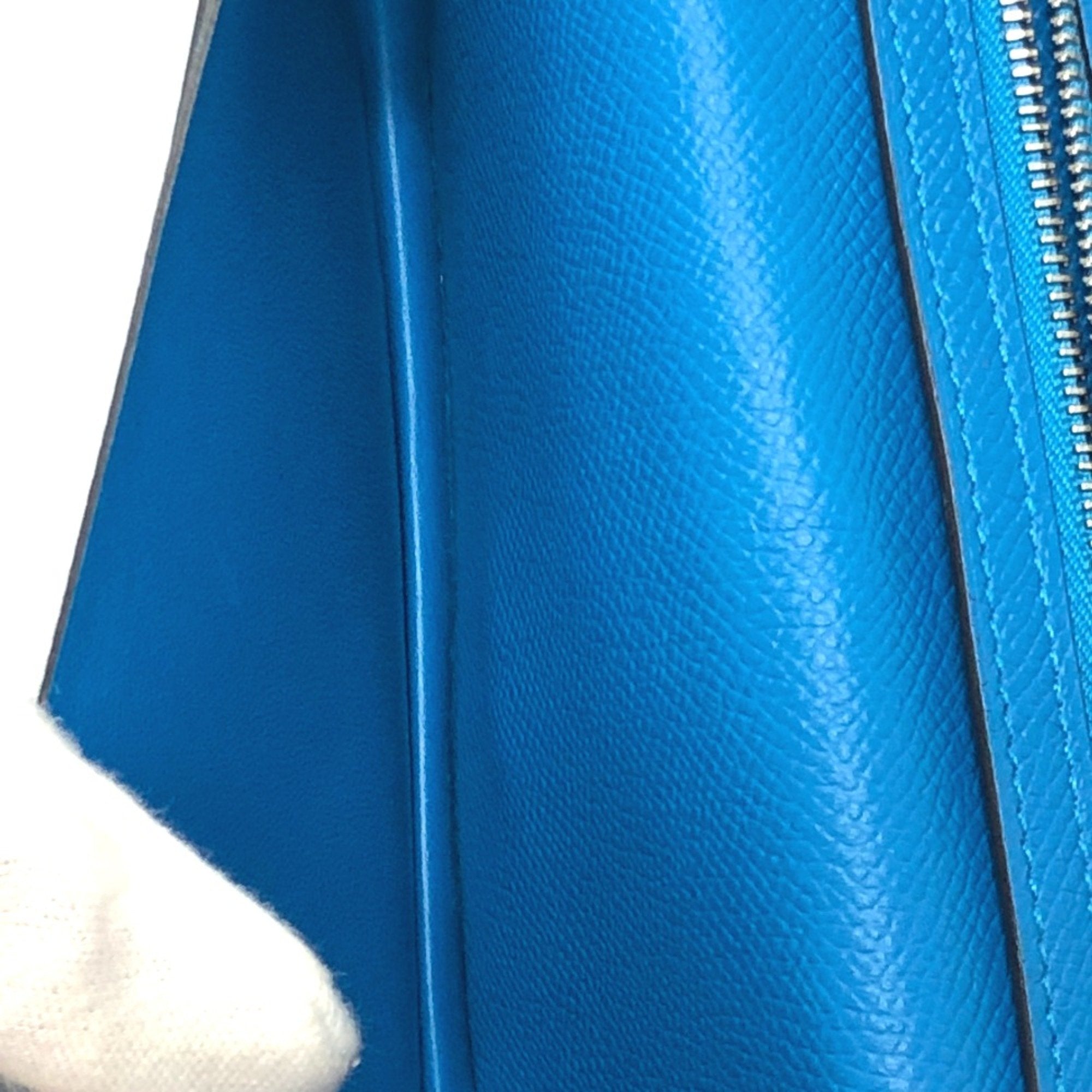 Premium Calvi Blue Leather Wallet for Men & Women - Slim RFID Blocking Card Holder - Perfect for Travel, Business & Everyday Use