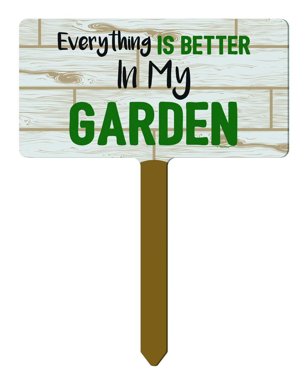 Master Gardener Gift Set for Women & Men - 'Everything is Better in My Garden' Rectangle Metal Sign (1-Pack) - Perfect for Outdoor Garden Decor, Backyard Landscaping & Housewarming Gifts