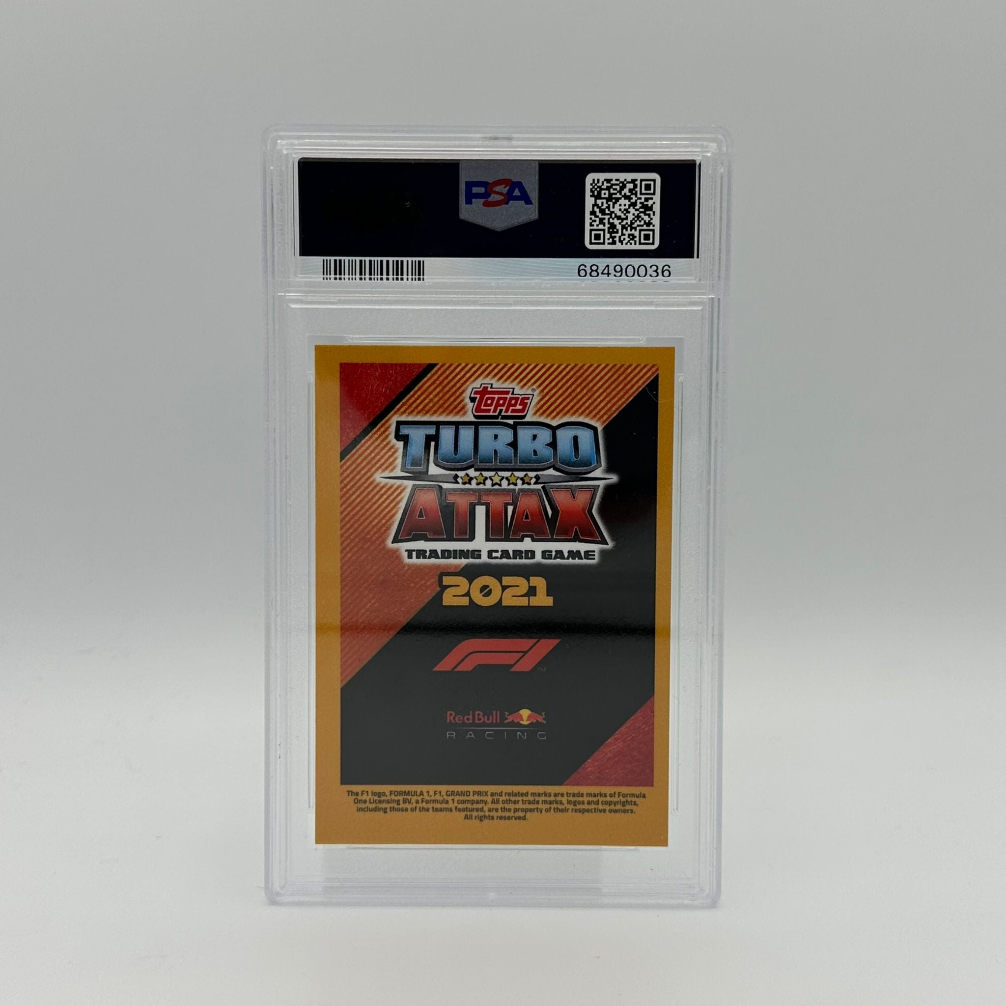 PSA 10 Graded 074/250 Max Verstappen Fire Racing Card - Rare Collectible for F1 Fans & Sports Memorabilia Enthusiasts - Perfect for Display, Trading, and Investment