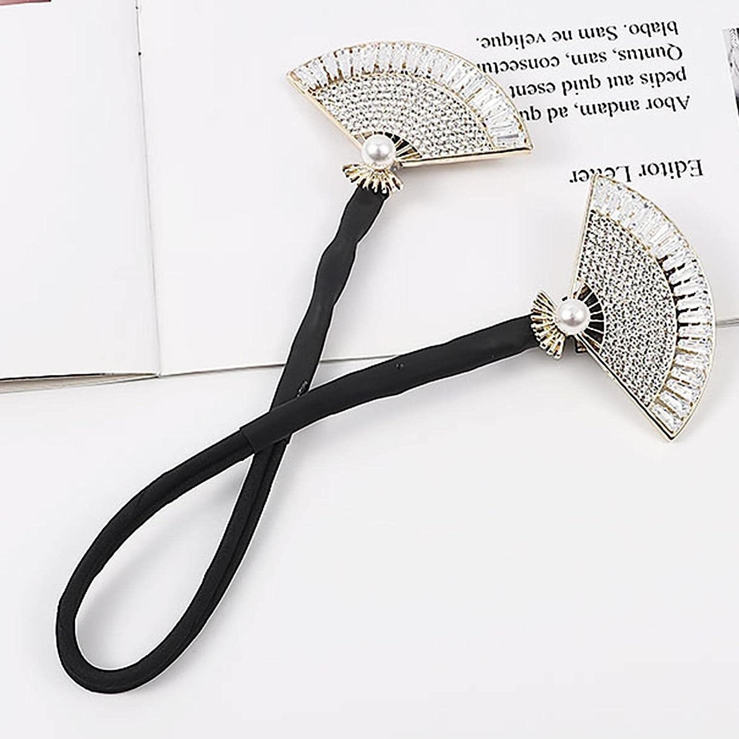 HONEY ACCESSORIES Lazy Hair Curler Bun Maker - Ins Style Elegant Spiral Hair Braid Clips for Women & Girls (Style B, Multicolor) | DIY Hair Styling Tool for Quick Updos, Parties & Everyday Use