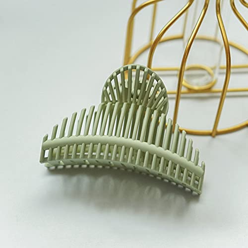 Lnrueg Fashion Hair Claw Clip - Non-Slip Interlocking Teeth, Strong Hold Jaw Clip for Women, Handmade Bathroom Decor Accessory | Perfect for Home, Office, and Travel Use