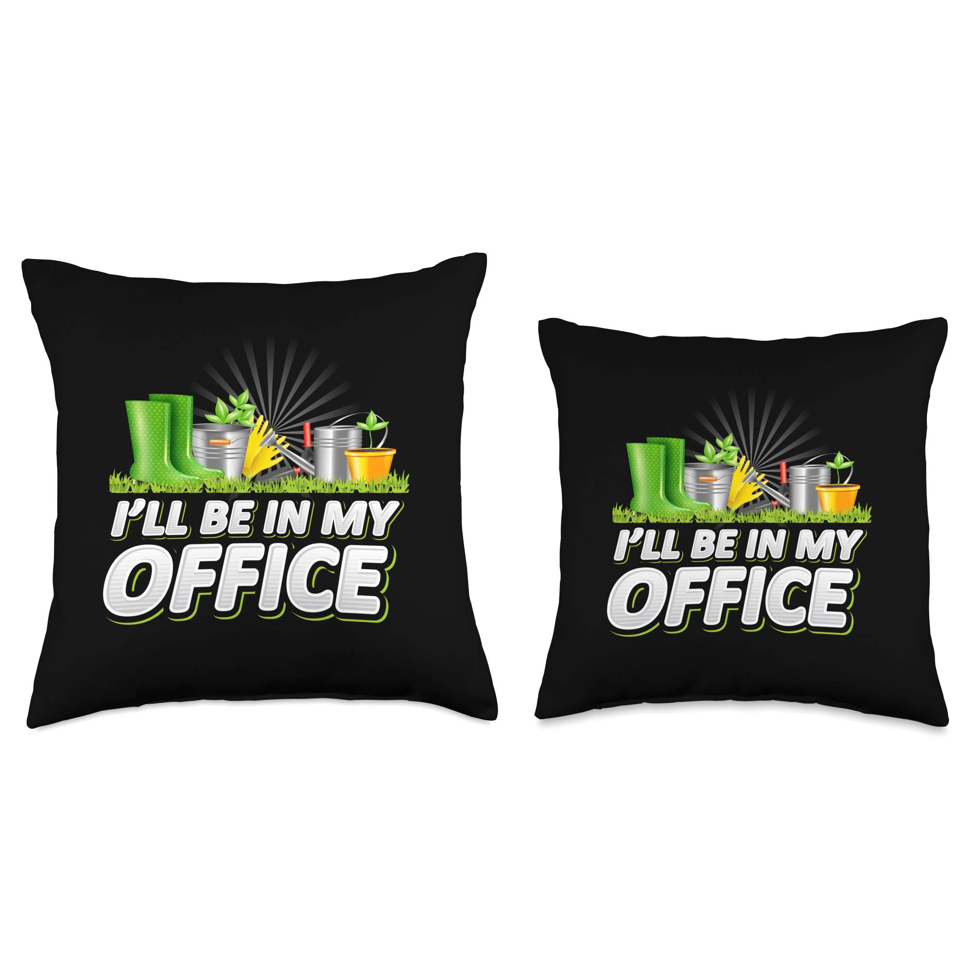 Funny Gardening T-Shirt & Throw Pillow 18x18 - Perfect for Plant Lovers & Office Decor