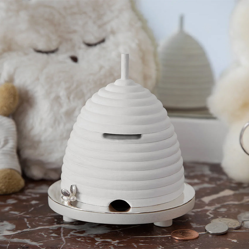 Christofle Beebee Silver Plated Money Box - Elegant Piggy Bank for Savings & Gifts | Perfect for Kids, Collectors & Home Decor