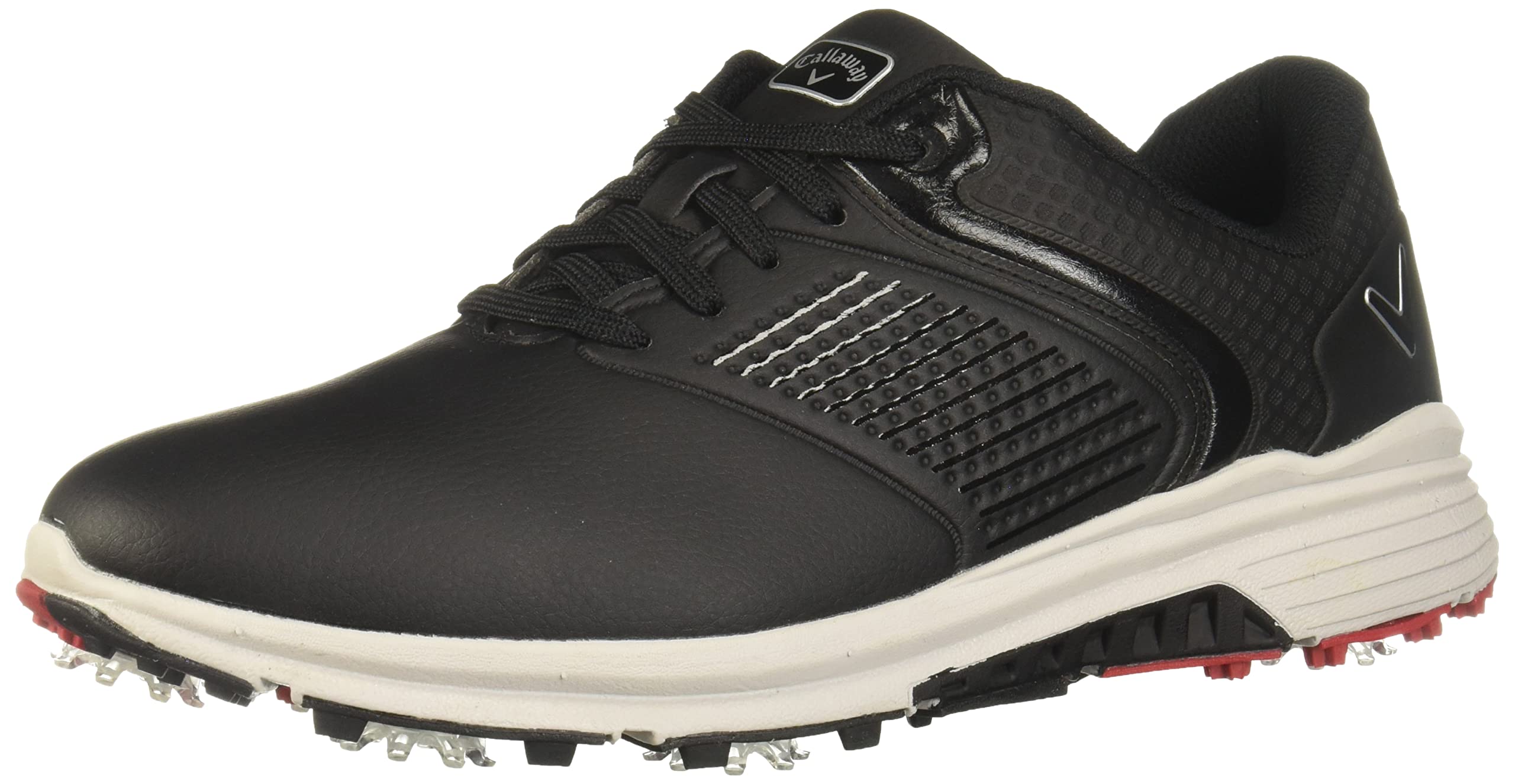 Callaway Men's Solana TRX Golf Shoes – Lightweight & Waterproof Spiked Golf Shoes for Men – Perfect for Walking the Course & Wet Conditions