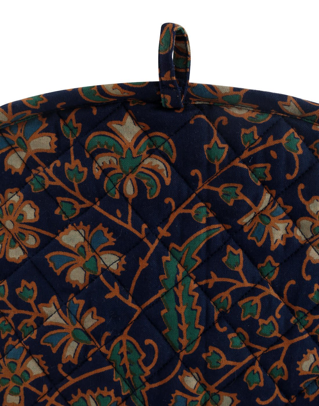 Handmade Indian Mandala Tea Cozy - 14x11 Inch Cotton Peacock Print Tea Pot Cover, Creative Home Decor for Cozy Tea Time & Boho Kitchen Aesthetics