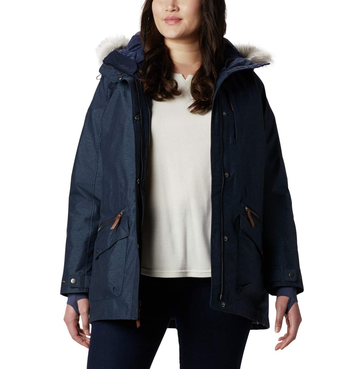 Columbia Women's Carson Pass Ic Jacket - Waterproof Winter Coat with Omni-Heat Thermal Reflective, Windproof Ski Jacket for Hiking, Snowboarding & Cold Weather Outdoor Activities