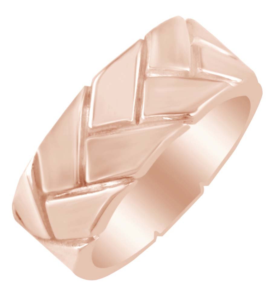 AFFY 9mm Men's 14k Gold Plated Sterling Silver Wedding Band Ring - Perfect for Engagement, Anniversary & Everyday Wear