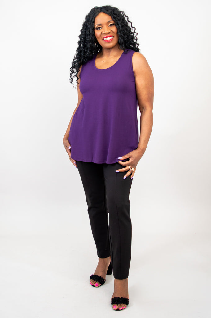 Royal Bamboo Jazz Tank Top - Women's Soft & Breathable Sleeveless Shirt for Yoga, Summer & Casual Wear