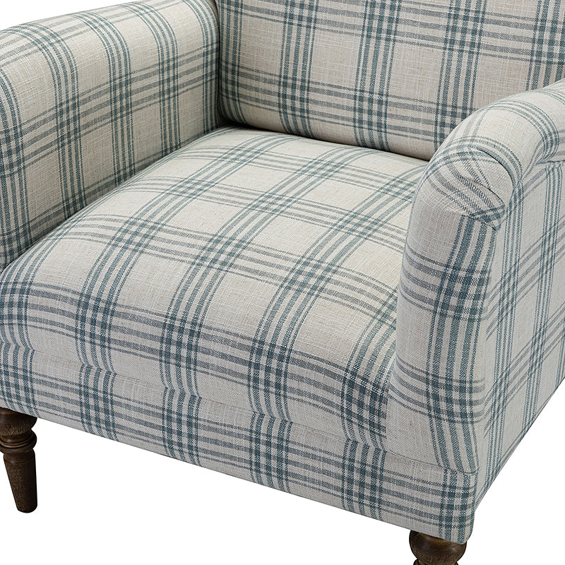 Sadie Upholstered Armchair with Side Table - 2 Piece Living Room Furniture Set for Small Spaces, Apartments & Cozy Reading Nooks