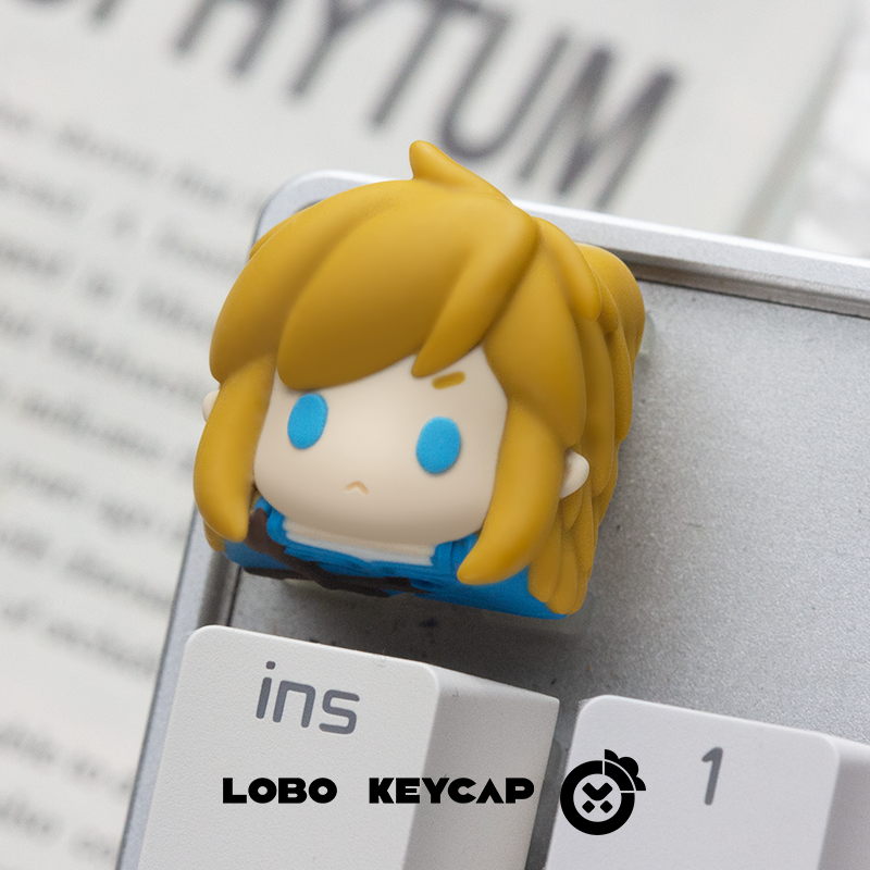 The Legend of Zelda Link Resin Keycaps - Handcrafted Multi-Color Artisan Keycaps for Mechanical Keyboards | Perfect for Gaming, Typing & Collector's Display