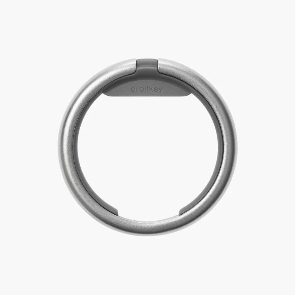Orbitkey Key Organizer Ring - Holds Up to 10 Keys, Durable Stainless Steel in Silver | Perfect for Home, Office & Travel Key Organization