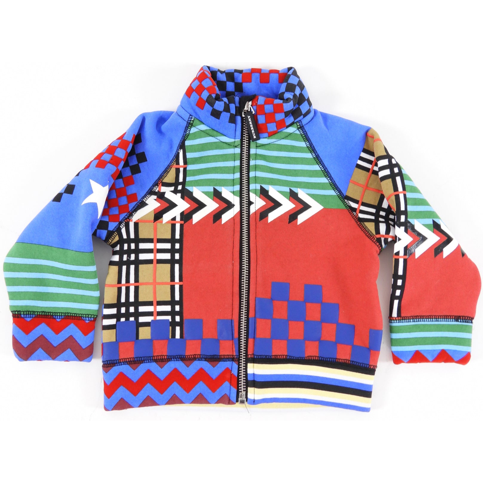 Burberry Kids Graphic Zip Hoodie for Boys & Girls - 12 Months - Stylish & Comfortable for Everyday Wear & Outdoor Activities
