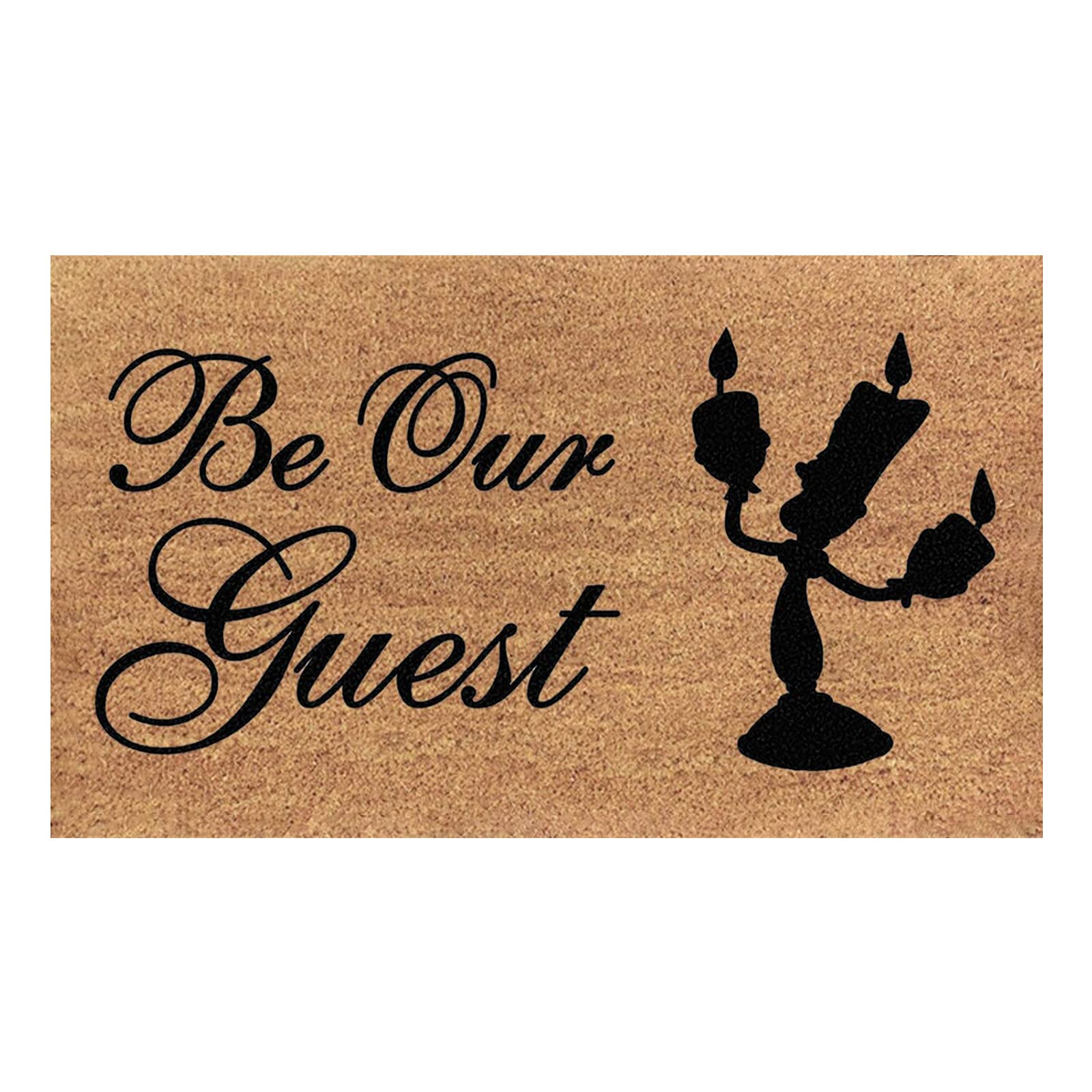 Halloween Cartoon Alphabet Doormat - Non-Slip Rubber Welcome Mat for Indoor/Outdoor Use - Perfect for Halloween Decor, Front Door Entrance, and Seasonal Floor Mats