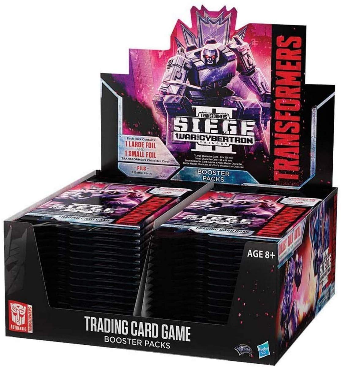 Transformers TCG: War for Cybertron Siege II Booster Box - 30 Packs (240 Cards) + Exclusive Trypticon Pack (4 Cards) | Collectible Trading Card Game for Adults & Teens | Perfect for Game Nights, Tournaments & Gifts