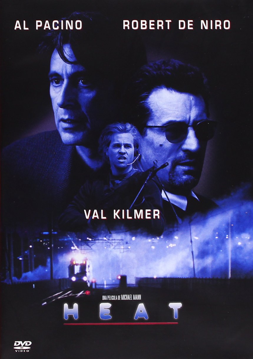 Heat (1999) DVD - Al Pacino, Robert De Niro, Val Kilmer | Crime Thriller Movie | Perfect for Movie Nights & Classic Film Collections