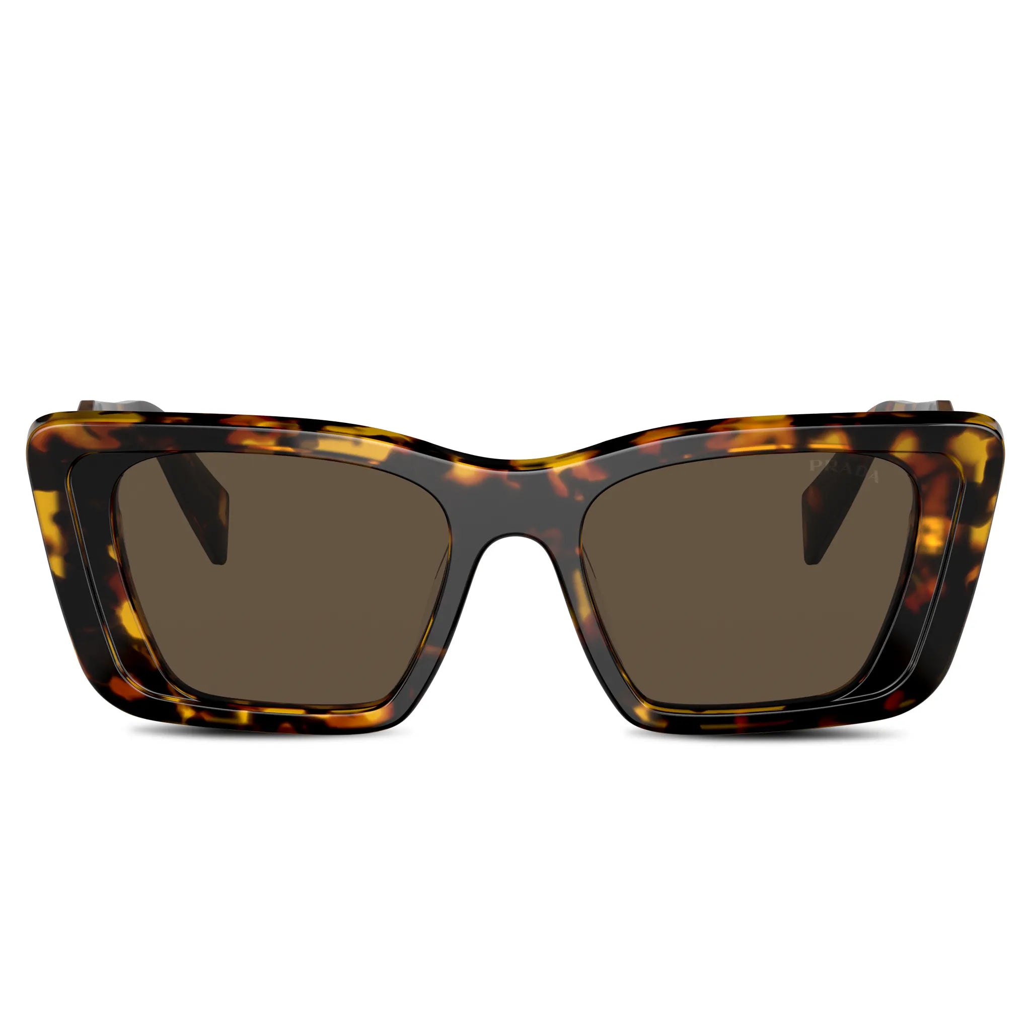 Prada PR 08YS 01V8C1 Havana Honey Sunglasses for Women - Luxury Designer Sunglasses with UV Protection - Perfect for Beach, Driving & Outdoor Activities