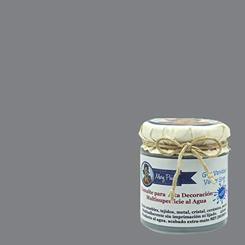 Matte Water-Based Multi-Surface Chalk Paint 250ml (Vanity Gray) - Perfect for Furniture Restoration, DIY Home Decor & Craft Projects