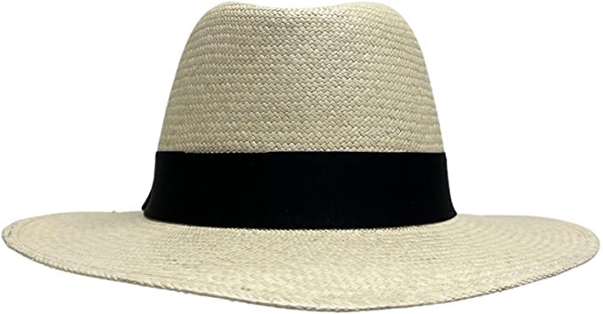 American Hat Makers Caracas Panama Fedora Hat for Women & Men - Stylish Sun Protection for Beach, Vacation & Outdoor Activities
