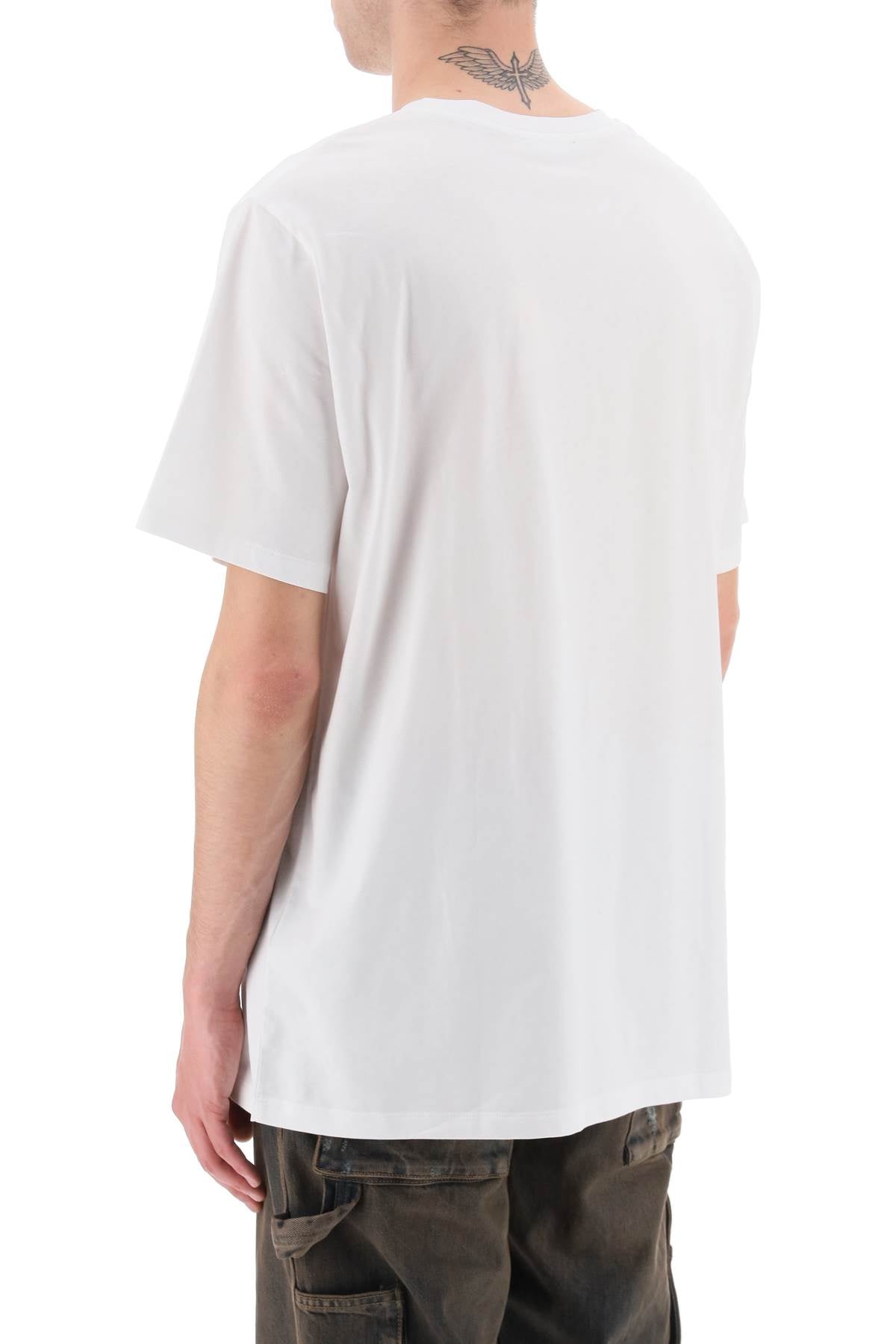 Balmain Retro 70's Print T-Shirt for Men & Women - Vintage Style Cotton Tee for Casual Wear & Street Fashion