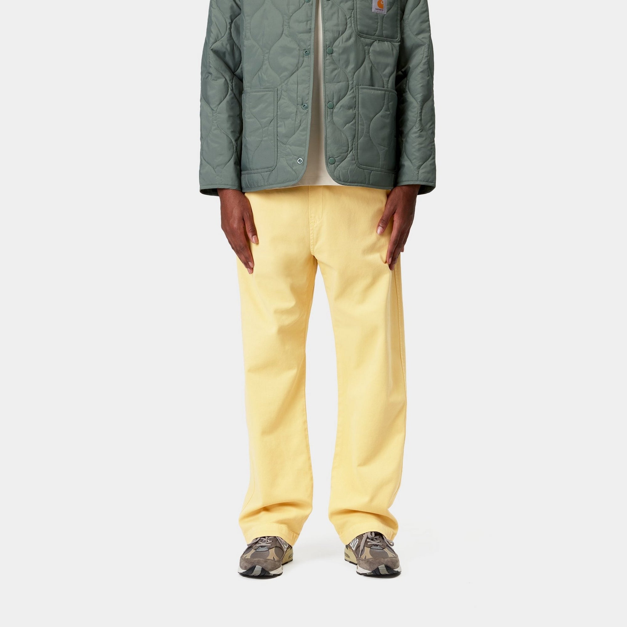 Floyde Men's Casual Pants - Air Yellow (Garment Dyed) | Lightweight Comfortable Streetwear | Perfect for Outdoor Activities & Daily Wear