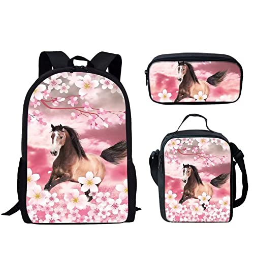 Pink Flower Horse
