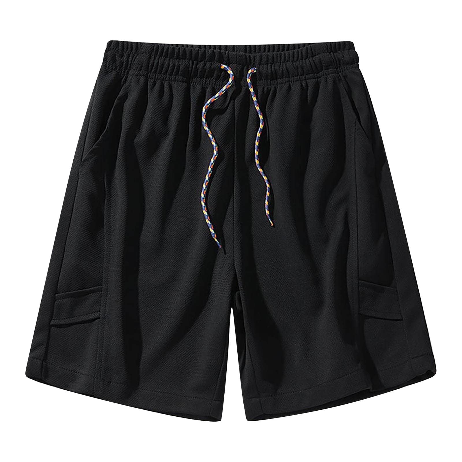LindoMaker Men's 7 Inch Inseam Cotton Shorts - Plus Size Lightweight Hiking & Athletic Tactical Shorts for Outdoor Adventures, Gym Workouts, and Casual Wear