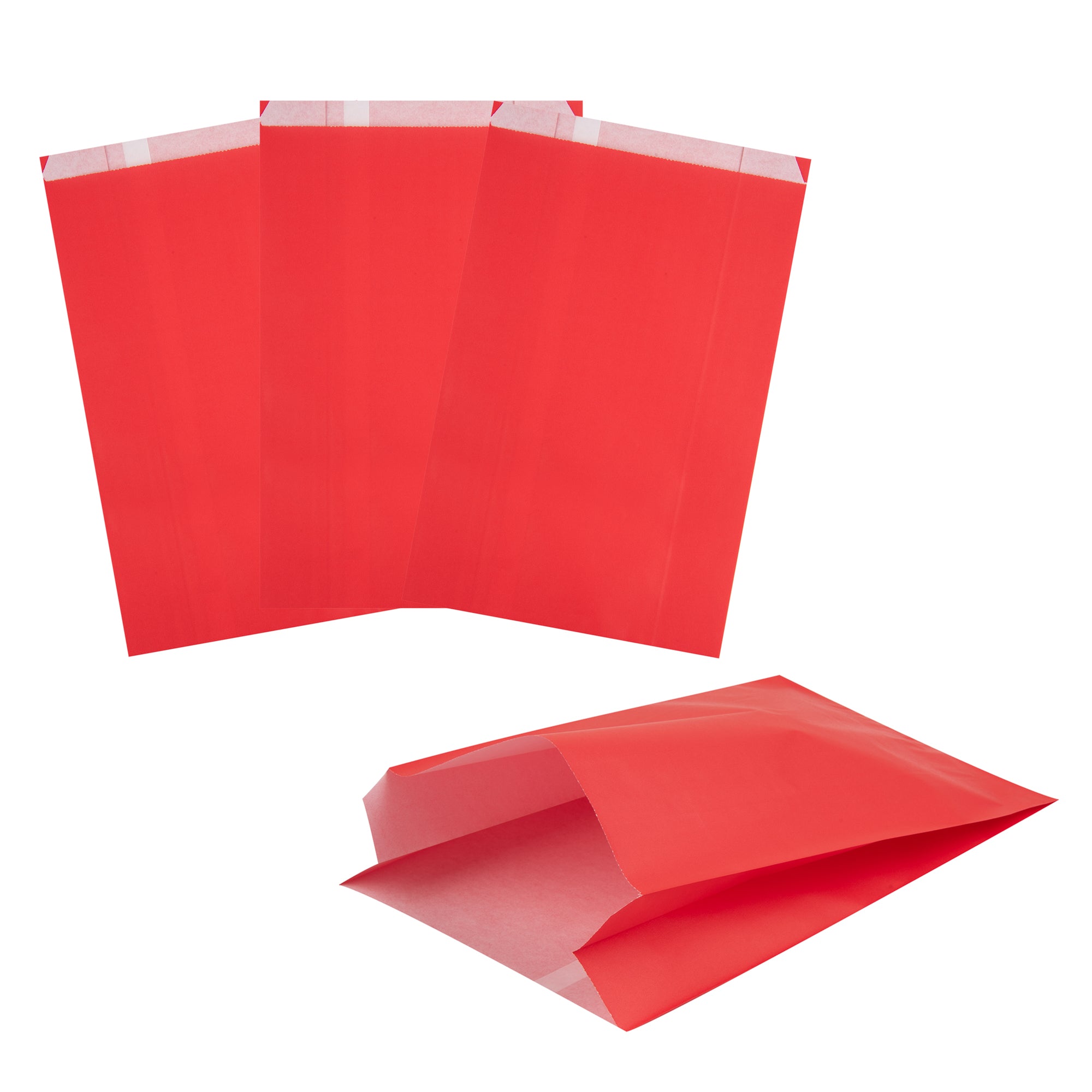 Premium Red French Fry & Snack Bags - 7