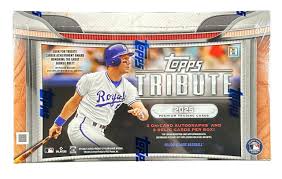 2025 Topps Tribute Baseball Hobby Box - Premium MLB Trading Cards Collection for Collectors & Investors - Perfect for Sports Memorabilia Displays & Fantasy Baseball Enthusiasts