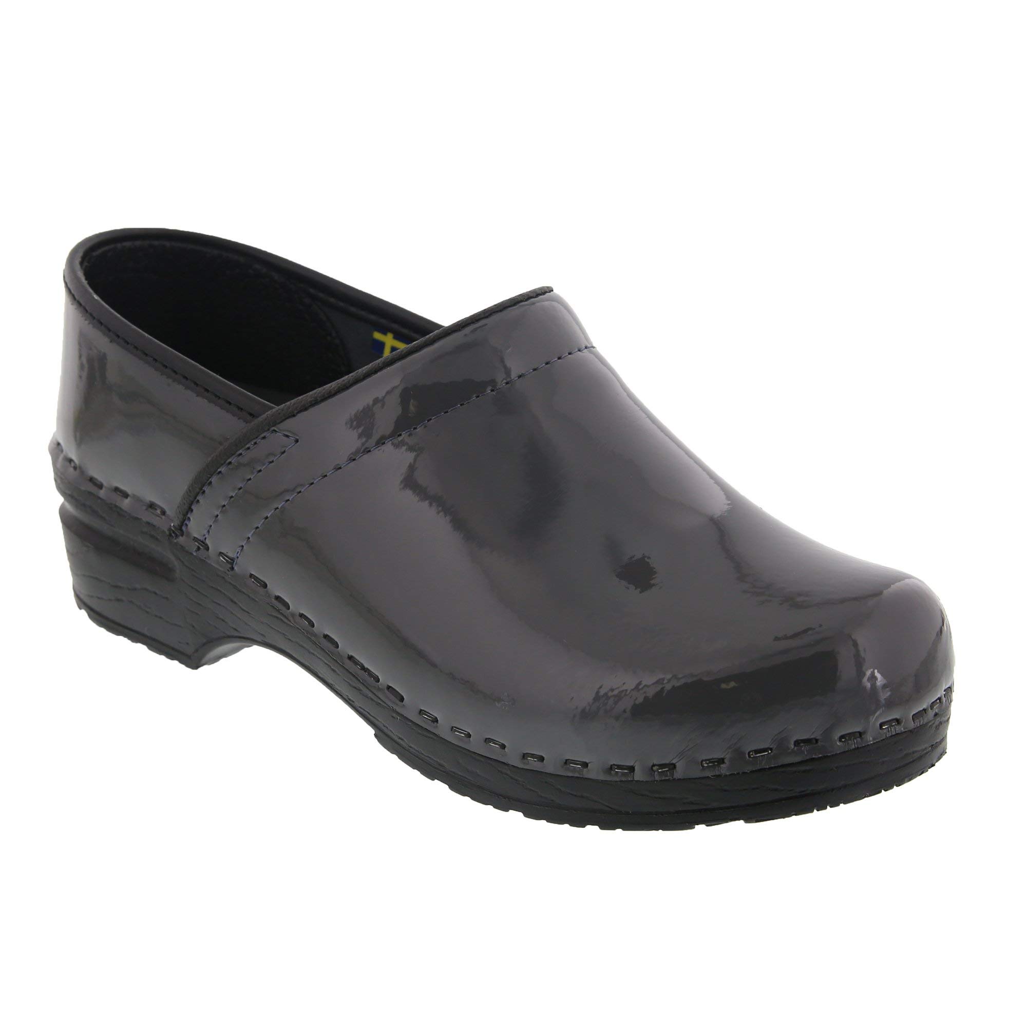 BJORK Swedish Comfort Women's Professional Leather Clogs - Slip-Resistant Kitchen Shoes for Nurses, Chefs & Healthcare Workers