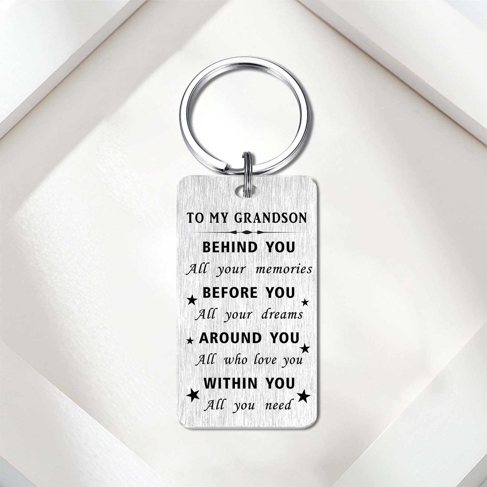 2025 Graduation Gifts - Personalized Class of 2025 Keychain with 'Behind You All Your Memories' Engraving - Perfect High School & College Graduation Present for Students, Friends & Family - Ideal for Commencement Ceremonies, Yearbook Signings & Alumni Reunions