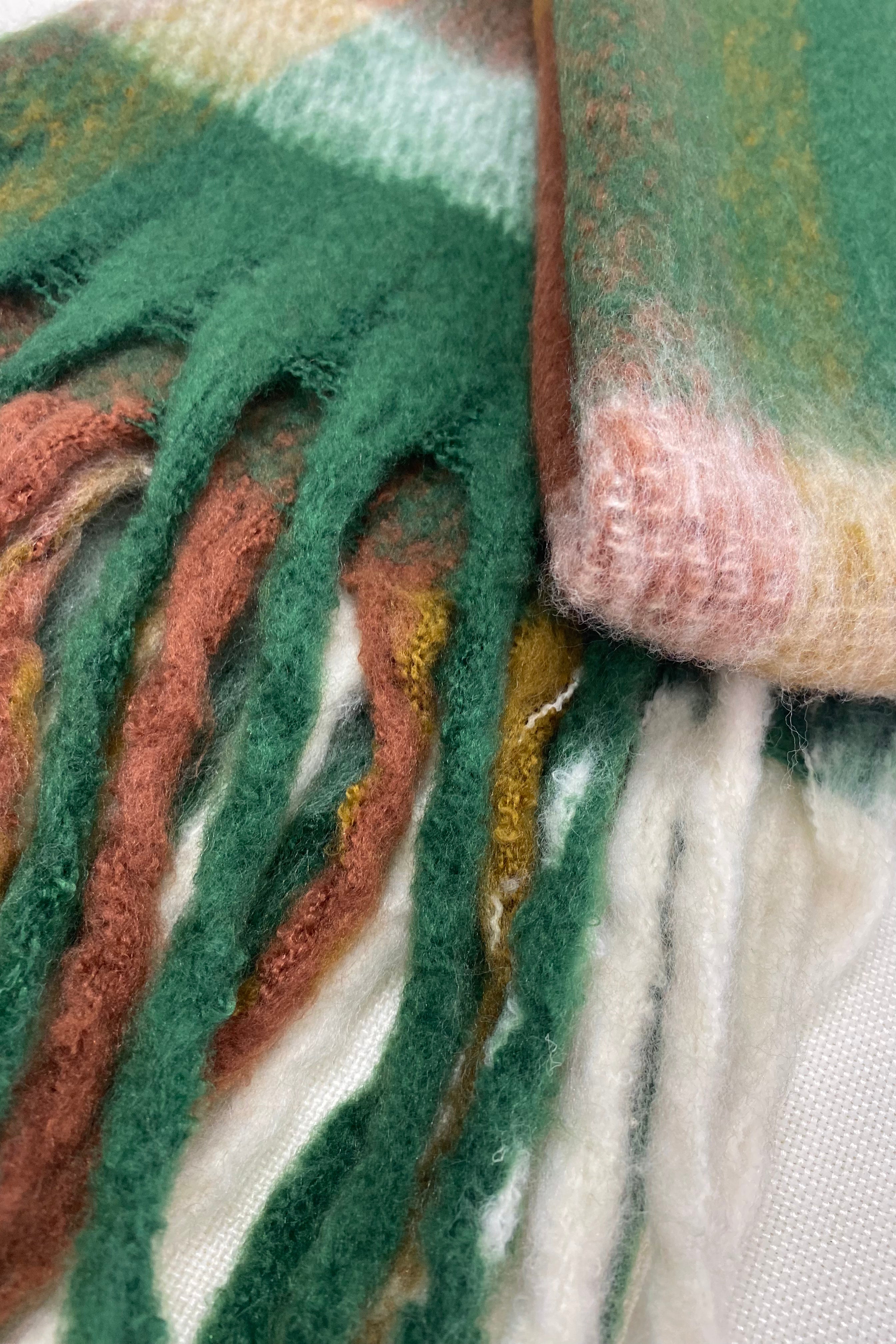 Stansbury Green & Brown Scarf - Soft & Stylish Winter Accessory for Women & Men | Perfect for Cold Weather, Outdoors & Fashion Outfits