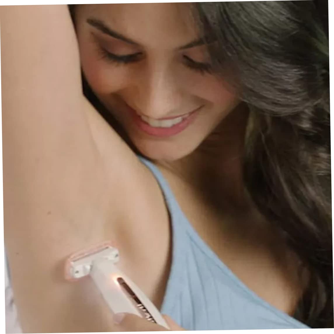 Painless Electric Hair Remover for Women - Rechargeable Lady Shaver for Body, Face, Legs, Hands, Bikini & Armpits with LED Light | Portable Hair Removal Device for Smooth Skin at Home & Travel