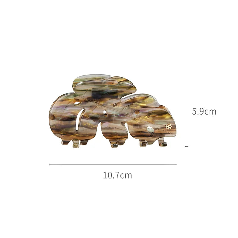 Isabel Large Hair Claw Clip for Women - Strong Hold Hair Clips for Thick Hair, Fashion Hair Accessories for Ponytail, Bun & Updo Hairstyles - Perfect for Work, Gym, Wedding & Everyday Use