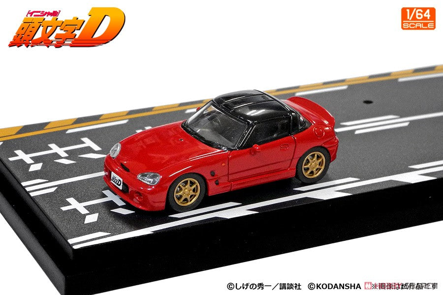 Initial D 1:64 Scale Diecast Car Set Vol.14 - Sakamoto Cappuccino & Nobuhiko Akiyama Altezza - Anime Collectible Model Cars for Display & Racing Game Fans