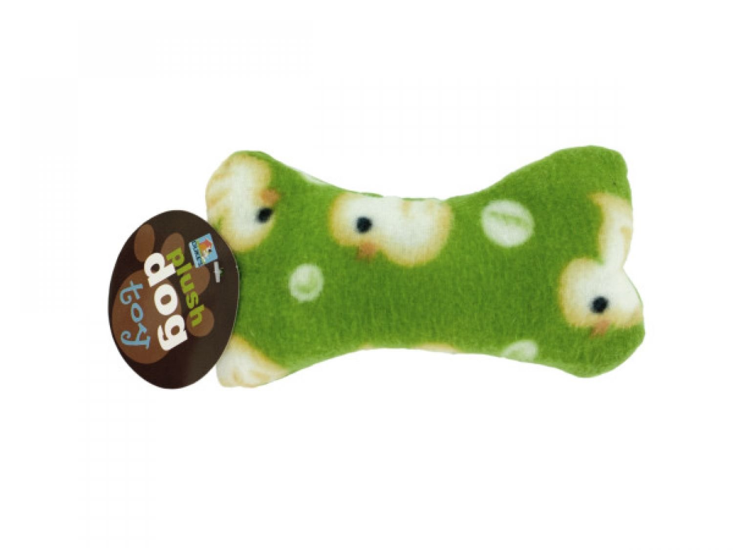 StarSun Depot Plush Dog Bone with Rubber Duckie Print - Set of 25 Chew Toys for Small & Medium Dogs | Durable Pet Supplies for Playtime & Training | Perfect for Puppies, Teething, and Interactive Games