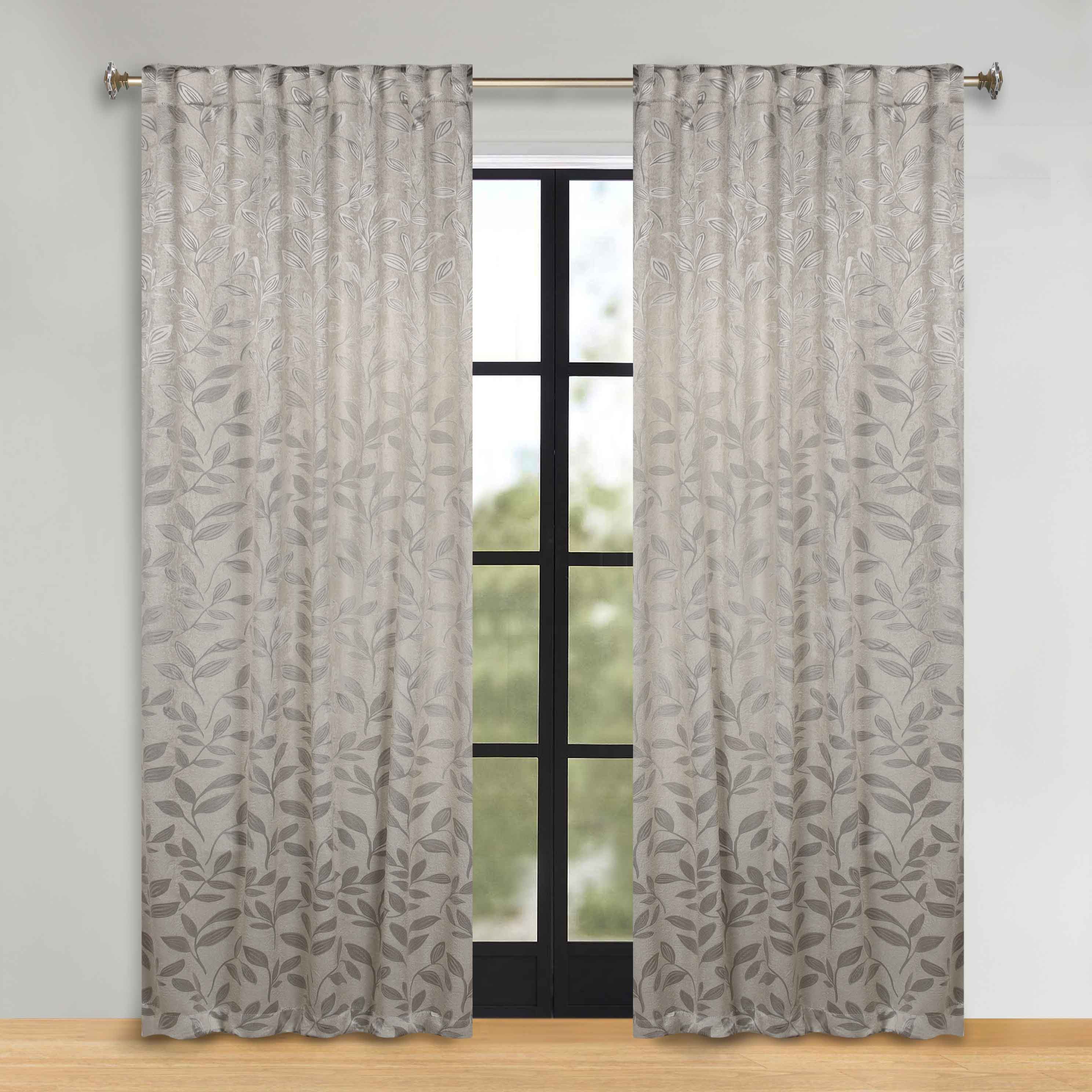 Premium Blackout Curtains for Bedroom - Super Soft Thermal Insulated Room Darkening Drapes with Back Tab Design (Set of 2 Panels) - Perfect for Nursery, Home Theater & Shift Workers