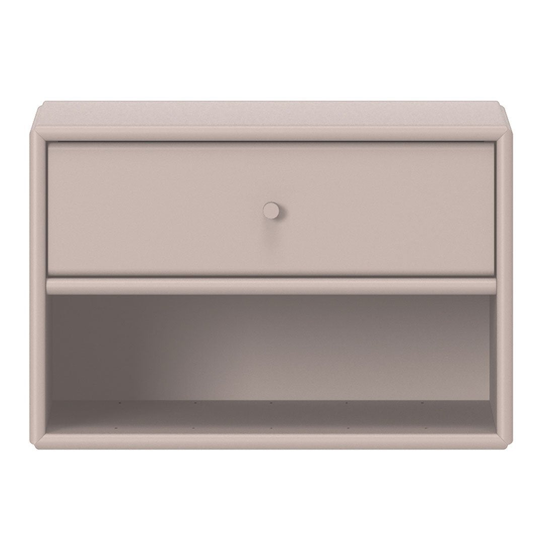 Modern Nightstand with USB Ports & Drawer - Compact Bedside Table for Small Spaces - Perfect for Bedroom, Apartment, Dorm, or Office Use