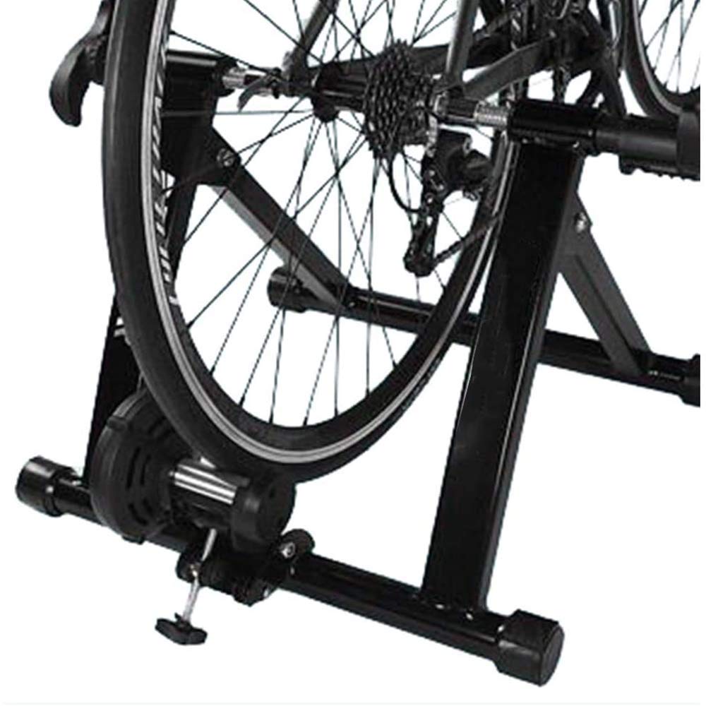 Bicycle Turbo Trainer Stand for Indoor Cycling - Compatible with 20-22 Inch Mountain & Road Bikes - Stationary Exercise Bike Trainer for Home Workouts & Winter Training
