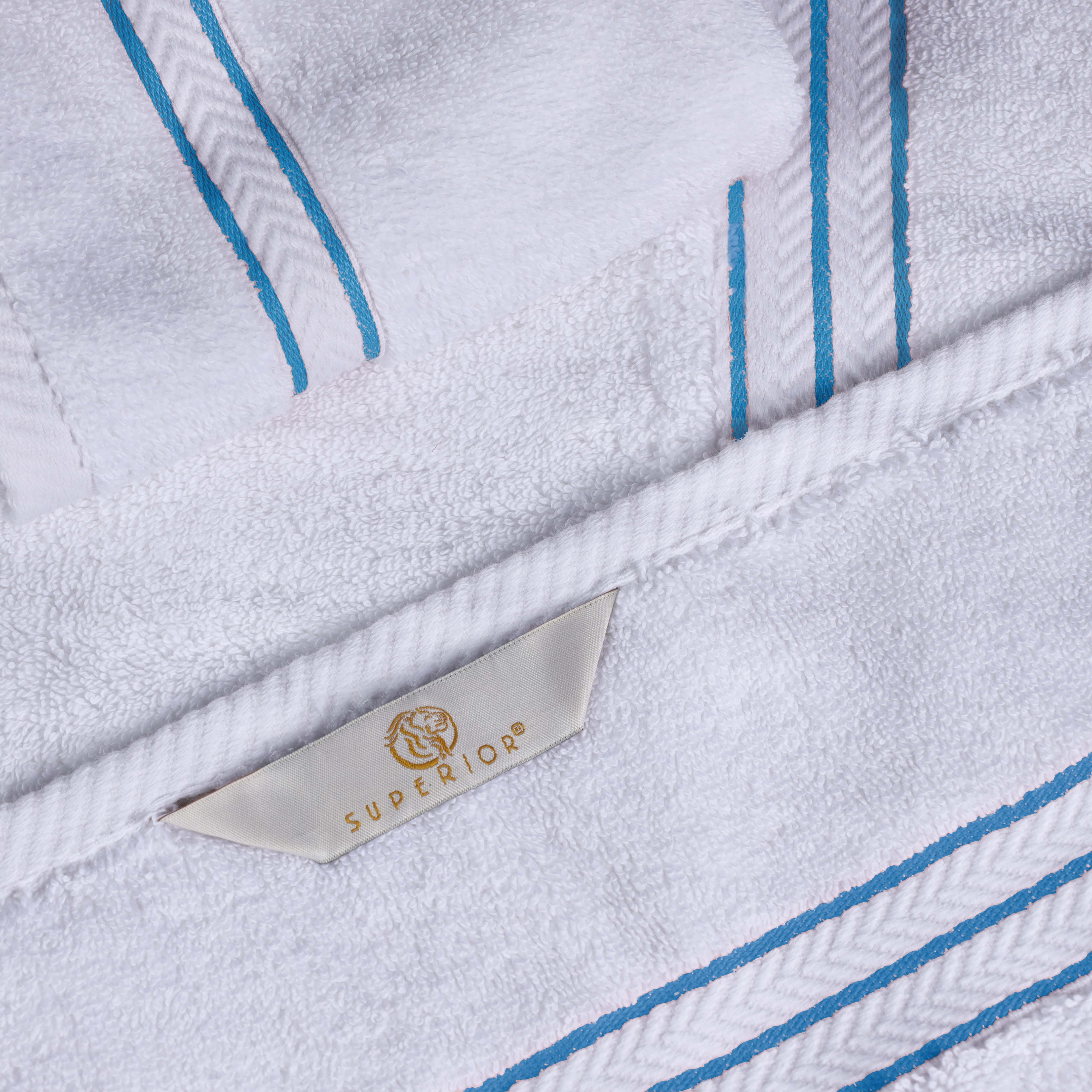 Premium Turkish Cotton 4-Piece Bath Towel Set - Ultra Soft, Absorbent & Quick-Drying for Spa, Gym & Luxury Bathroom Use