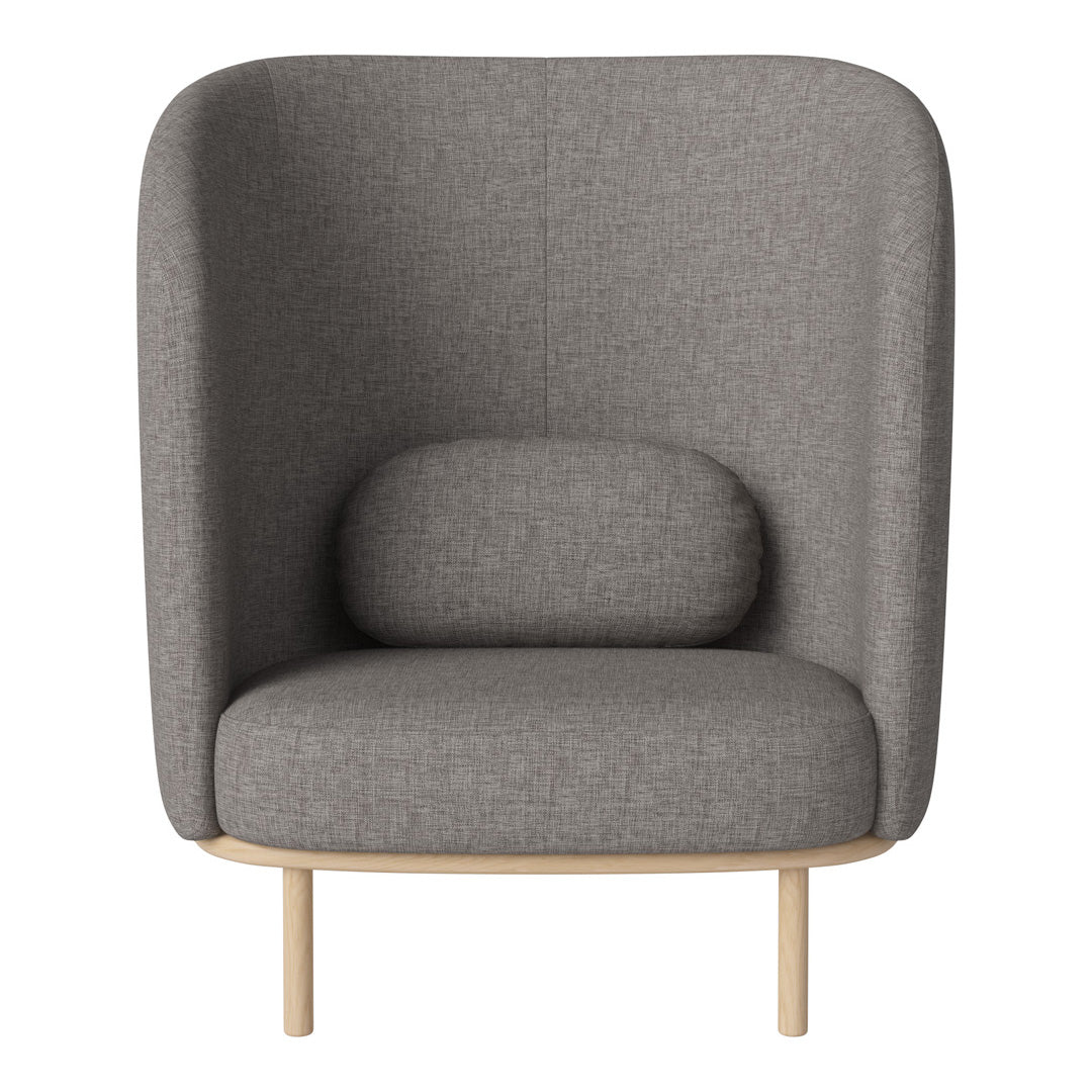 Fuuga Modern Nesting Armchair Set of 2 - Space Saving Stackable Lounge Chairs for Small Living Room, Bedroom or Office - Comfortable Accent Seating for Home Decor