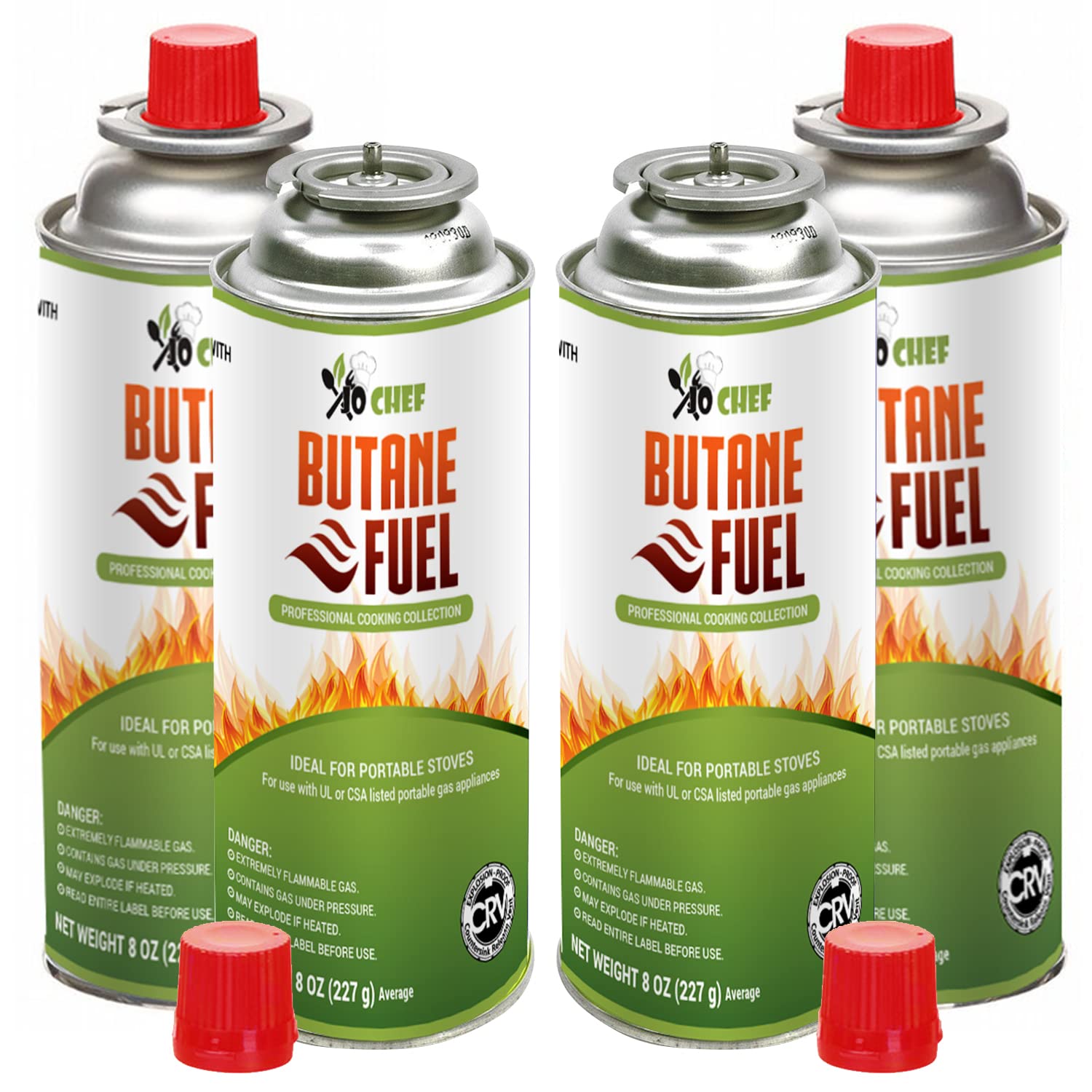 JoChef Butane Camping Stove - 9,500 BTU Portable Gas Stove for Outdoor Cooking, Backpacking, Hiking & Emergency Preparedness